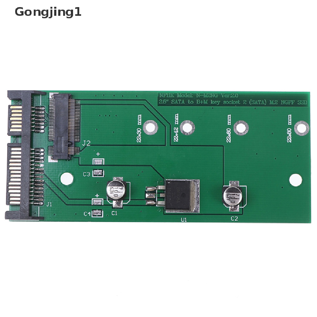 Gongjing1 Ngff (M2) Ssd Ke 2.5inci Sata Adapter M.2 Ngff Ssd Ke Ke Ke Ke Ke