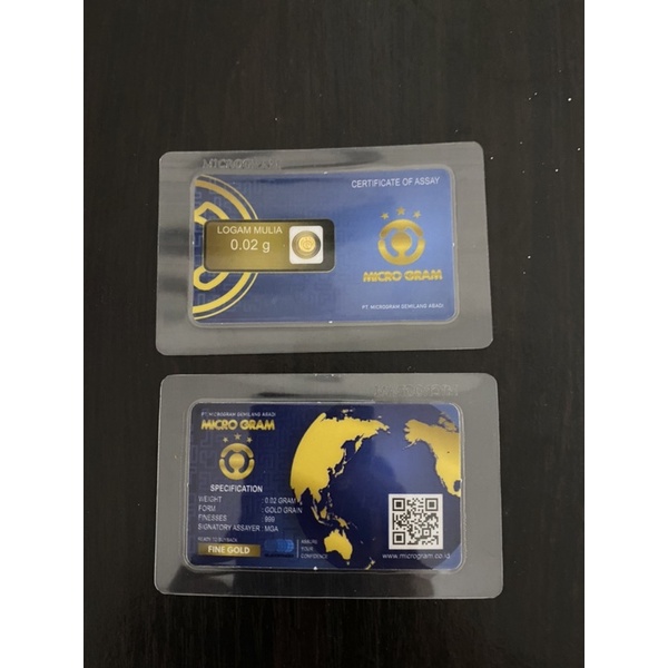 EMAS MINI MICROGRAM 0.02gram LOGAM MULIA 24KARAT DIJAMIN ASLI ORIGINAL TERMURAH SOUVENIR GIFT HADIAH KADO BABY GOLD /MINIGOLD / MINIGRAM