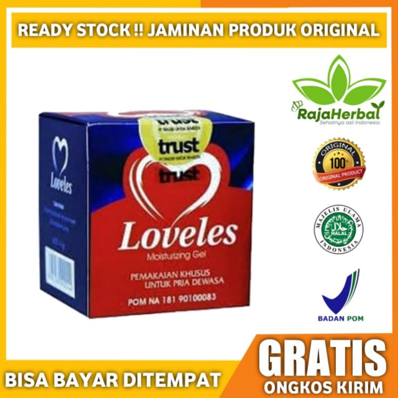 Loveless Moisturizing Gel original BPOM Anti Septik Loveles Asli Original