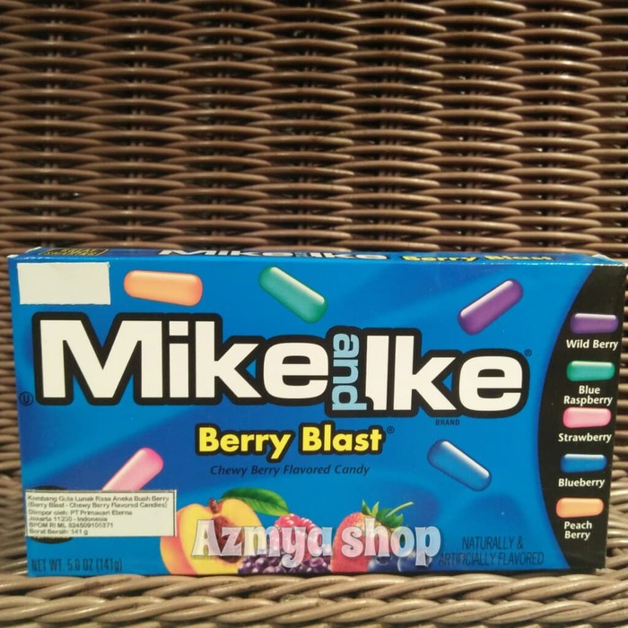 

Mike N Ike Berry Blast-kembang gula lunak aneka rasa buah 141gr