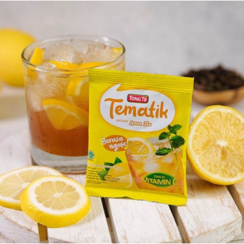 TONG TJI TEMATIK LEMON GRASS / LEMON TEA RENCENG 10SACHET