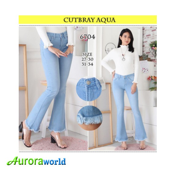 Celana jeans cutbray softjeans stretch kualitas super