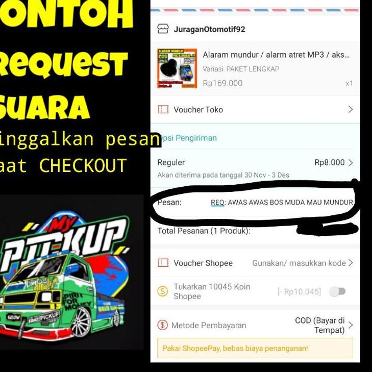 Terlaris.. alaram mundur awas truk atret mundur alarm mundur truk 12v dan 24v