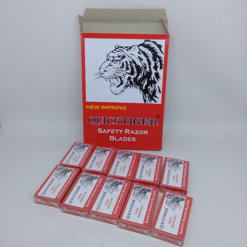 [ERA] Silet Cukur Quick Tiger Perpack isi  (100pcs) grosir