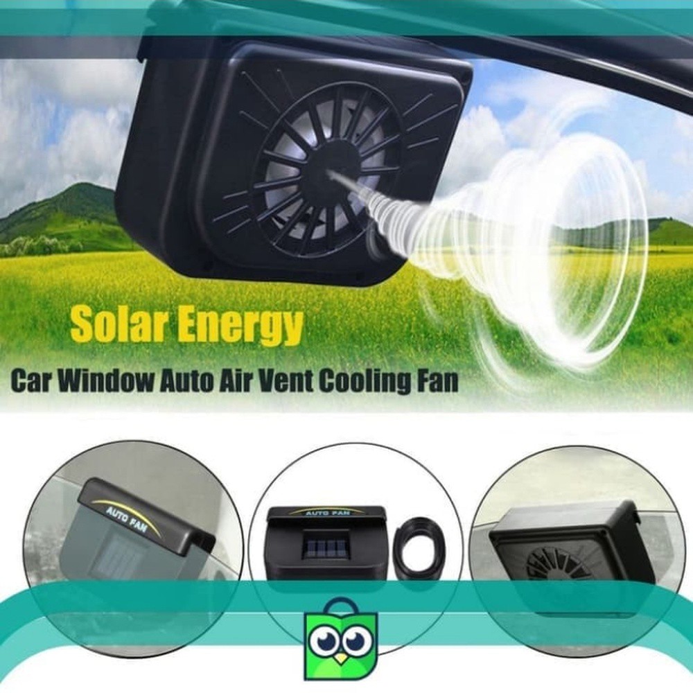 Solar Fan Kipas Angin Solar Mobil / Kipas Angin Tenaga Surya UNIVERSAL