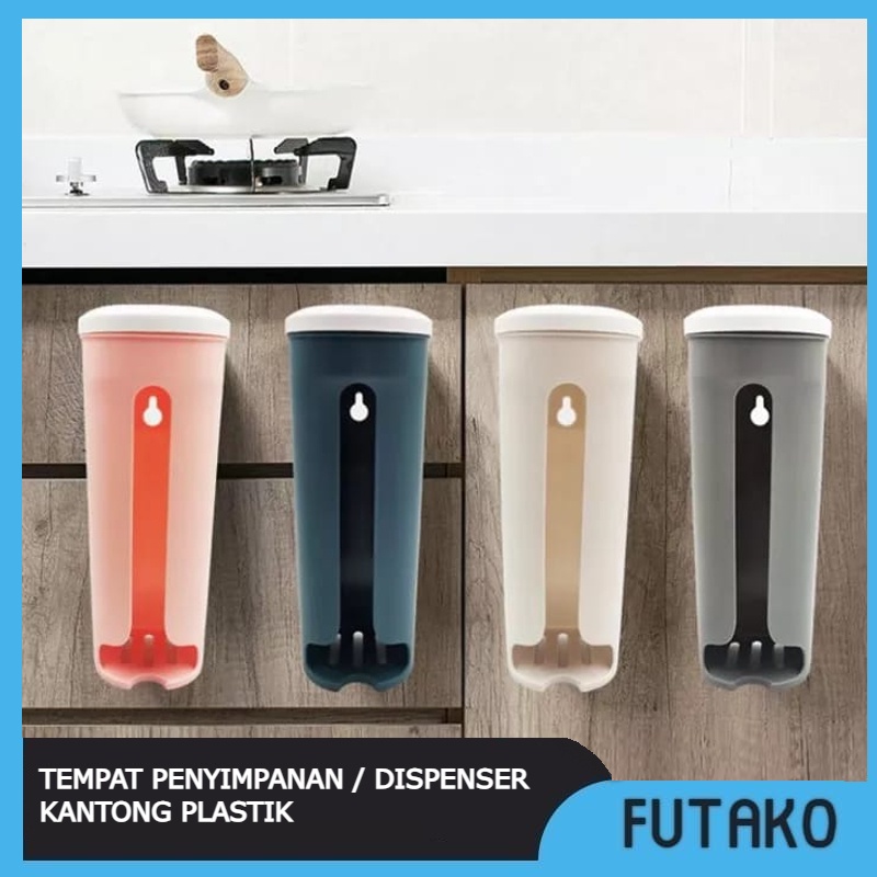 FUTAKO Tempat Penyimpanan Kantong Plastik / Dispenser Kantong Plastik