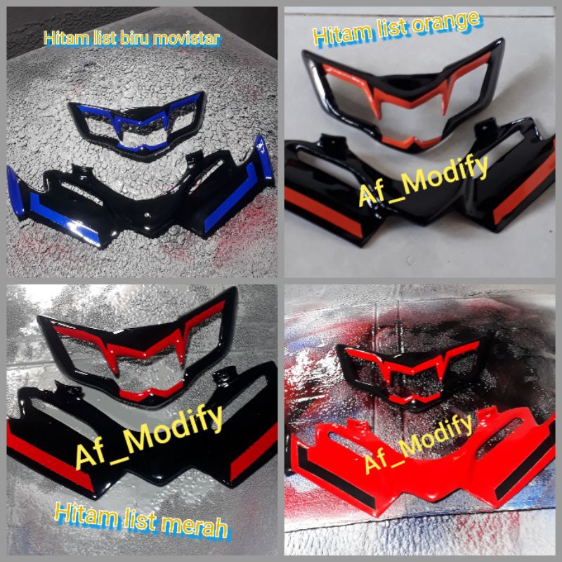 variasi jupiter mx king new cover lampu dan winglert jupiter mx king new 150 terbaru