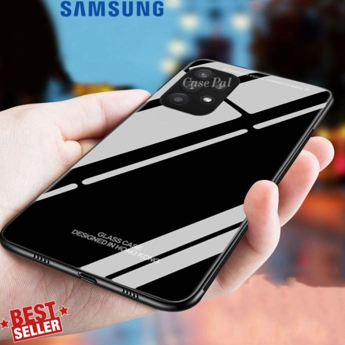 Case Samsung A32 4G Glass Case Miror Hard Tempered Backdoor Case Mhs-1499