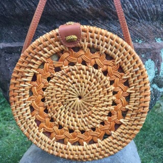  Tas  rotan  diamter 20  cm  harga termurah Shopee Indonesia