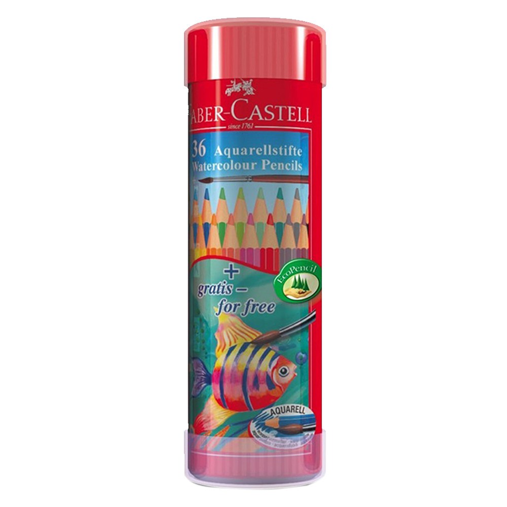 

Faber-Castell Watercolor pencils in round tin 36L