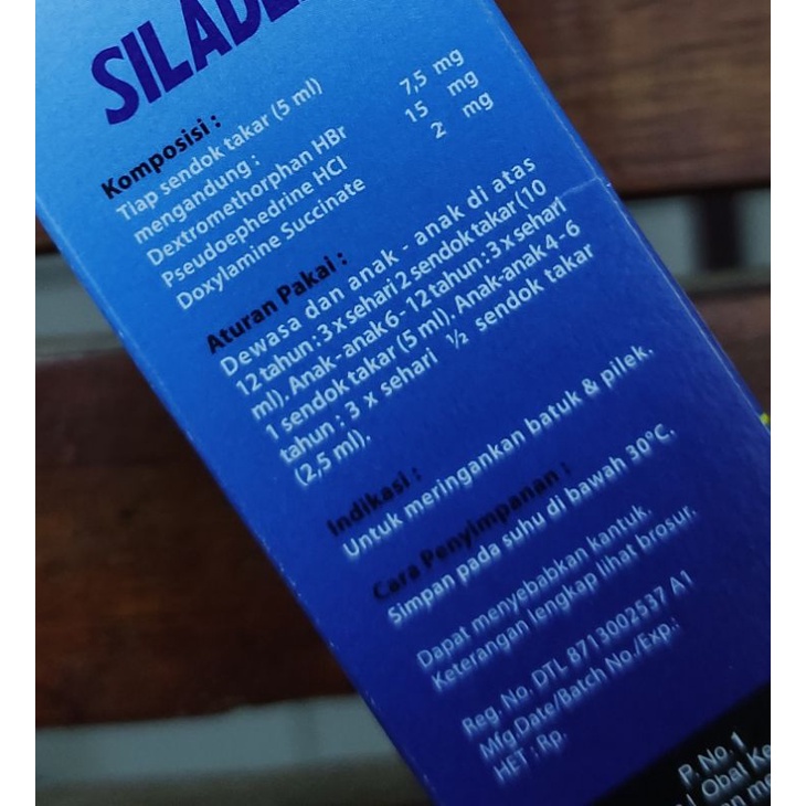 Siladex Cough dan Cold 30 ML / Meredakan Batuk / Pilek / Hidung Tersumbat