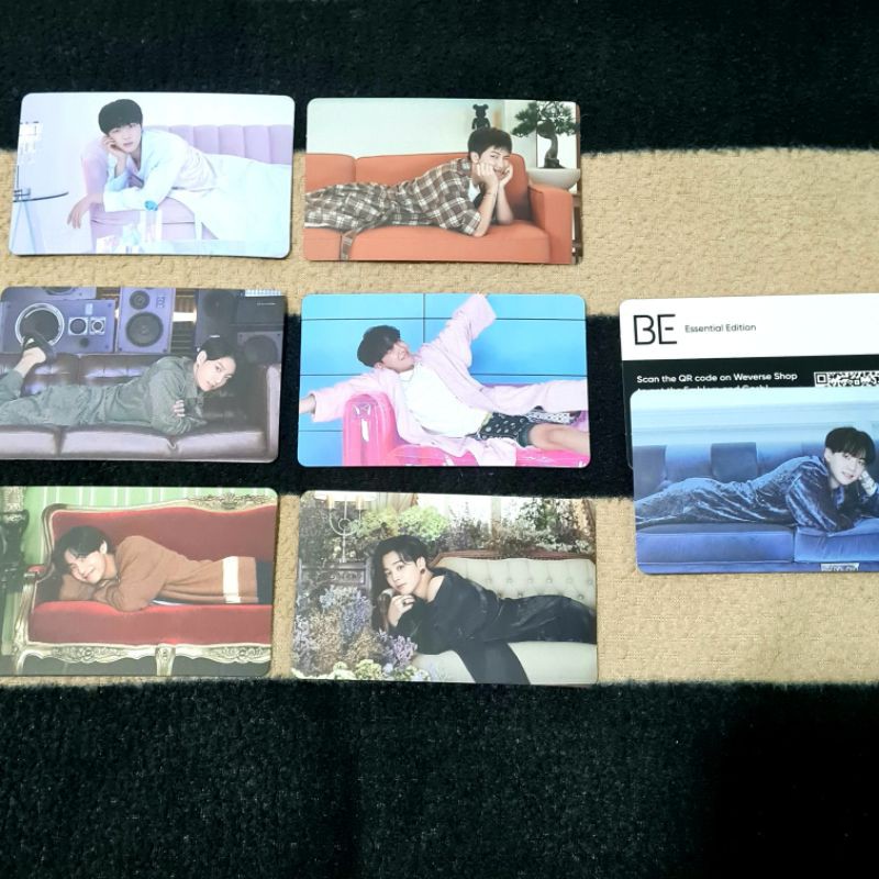 BTS Individual Photocard / QR Code - Official from Album BTS BE (Essential Edition) jhope rm jungkoo