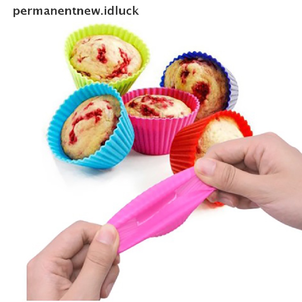 1 Pc Cetakan Kue Muffin Bentuk Tidak Teratur Tahan Panas