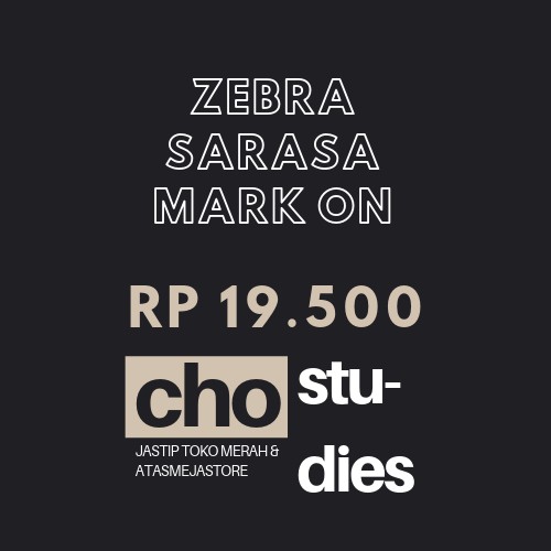 

Zebra Sarasa Mark On