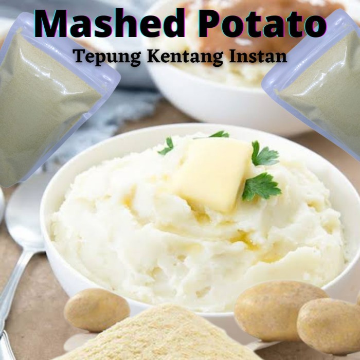 

Mashed potato instan /Tepung kentang instan Belgia 1Kg