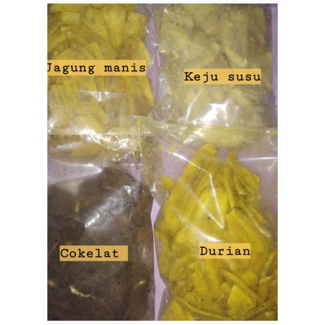 Keripik pisang aneka rasa