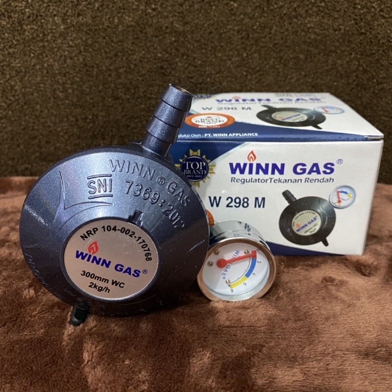 Regulator winn gas w298m / Regulator Gas Meter Tekanan rendah WINN GAS W 298 M