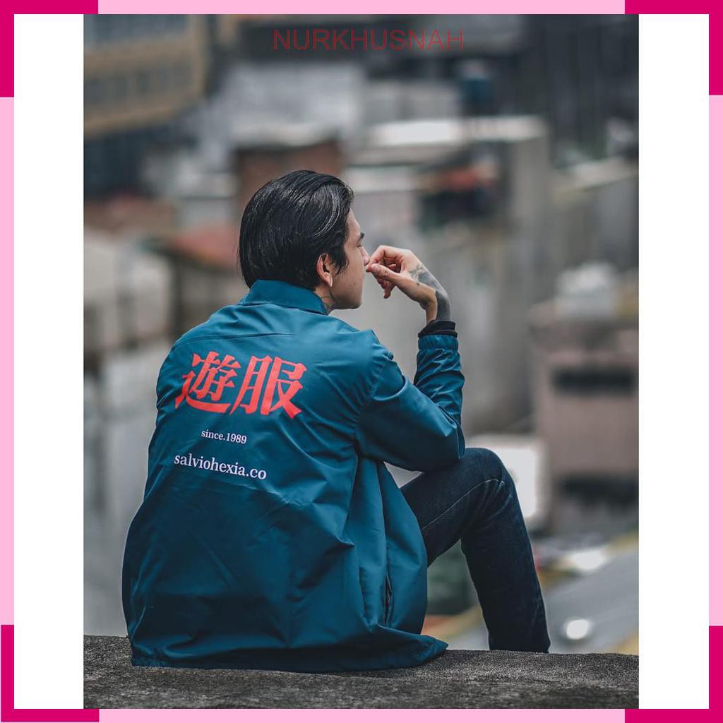 ORI JAKET COACH PREMIUM SALVIO HEXIA JAKET WINDBREAKER JAKET PARASUT JAKET MOTOR JAKET COACH