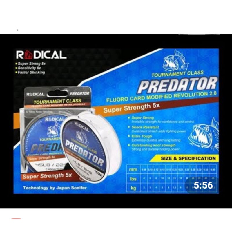 SENAR RADICAL PREDATOR 150 MTR