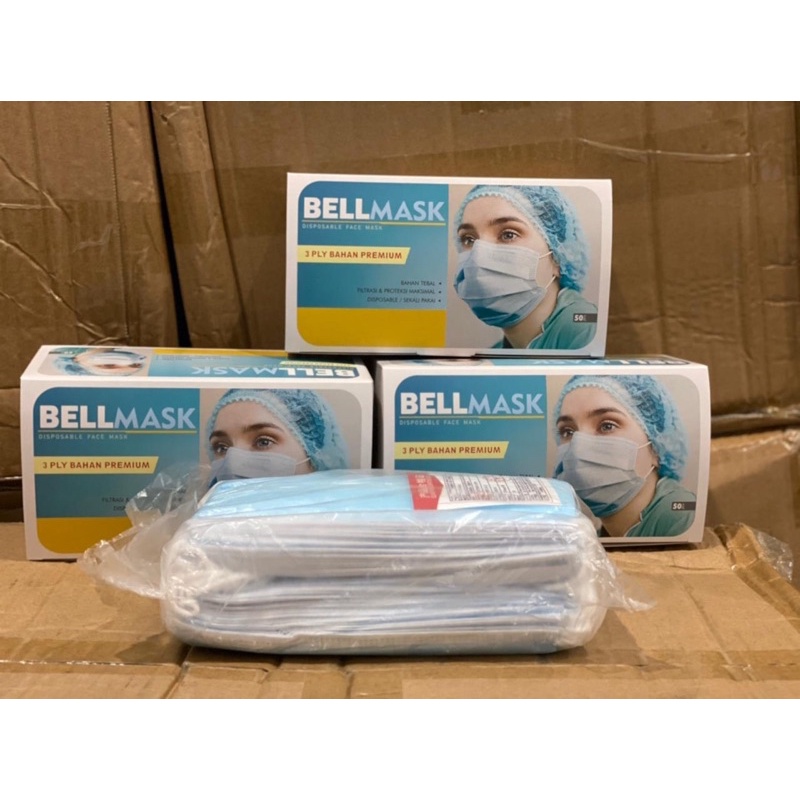 masker 3ply bellmask