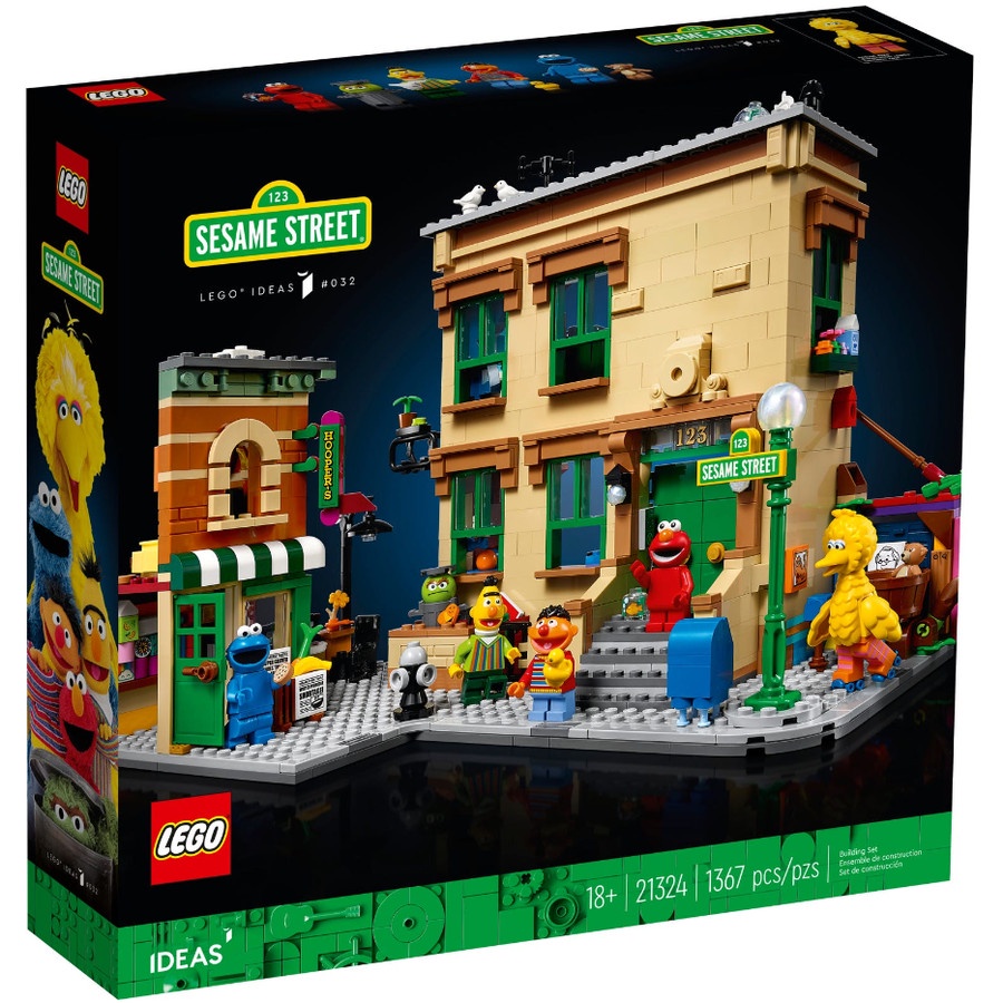 Toys Store -  Lego Ideas 21324 123 Sesame Street