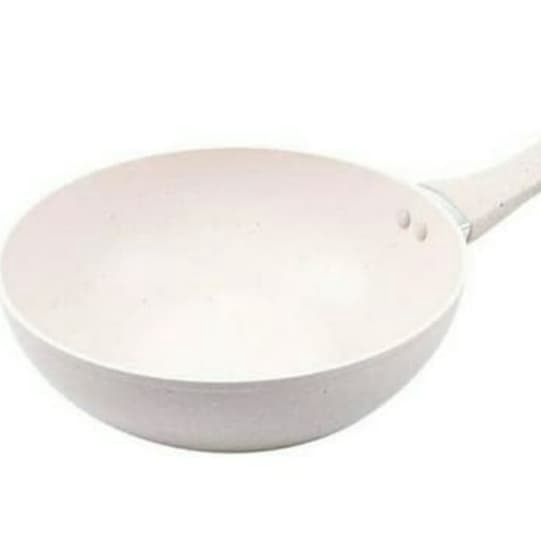 BOLDe wok pan 28cm beige - super pan granite wajan 28 cm induksi - BOLDE 28cm - beige 28cm