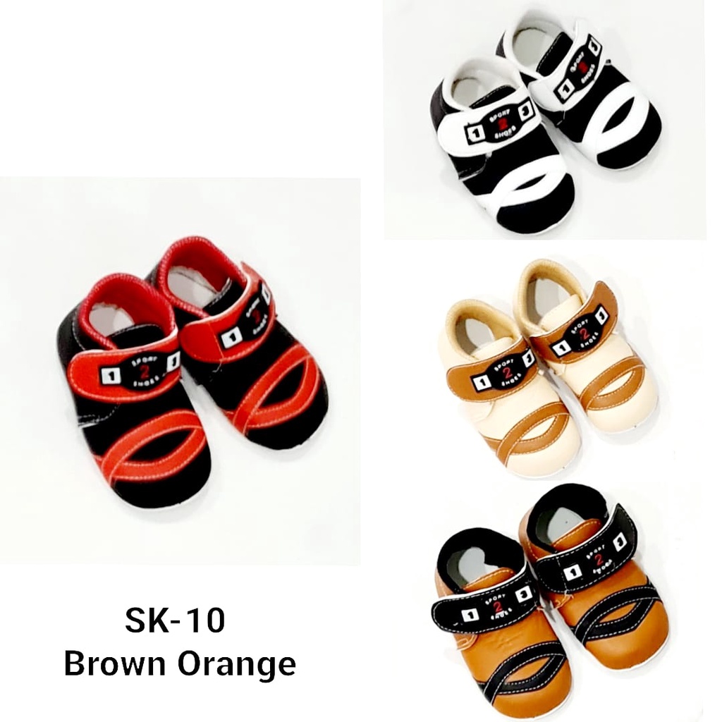 Sepatu bayi bola SK-10 sepatu bayi newborn laki laki perempuan sepatu bayi baru lahir sepatu bayi prewalkpper
