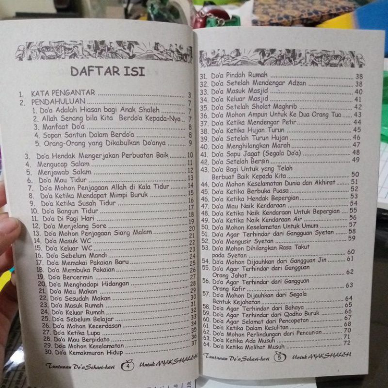 Buku Tuntunan Do'a Sehari-hari Untuk Anak (11×19cm)