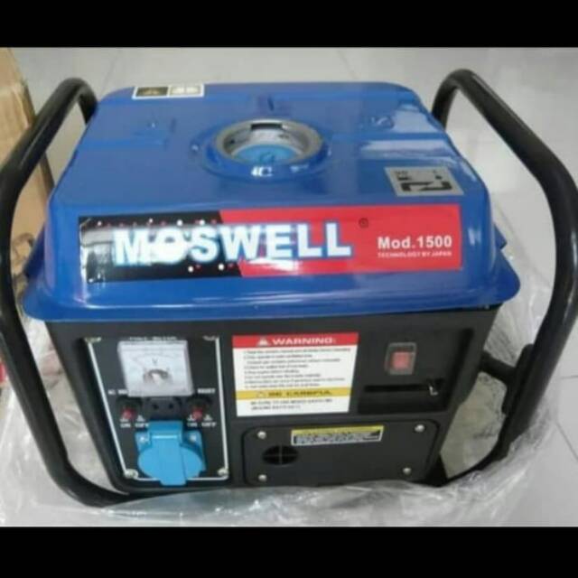 Mesin Genset Mini 700 Watt Moswell MOD - 1500