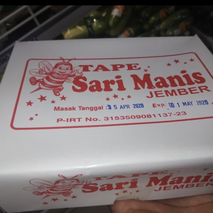 

Tape Singkong Sari manis Jember /Pack.