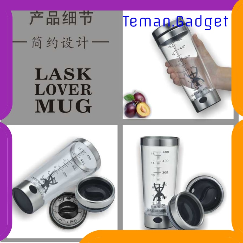 TG-OL045 BOTOL MINUM PROTEIN ELECTRIC SHAKER PORTABLE OTOMATIS 450ML - 1505