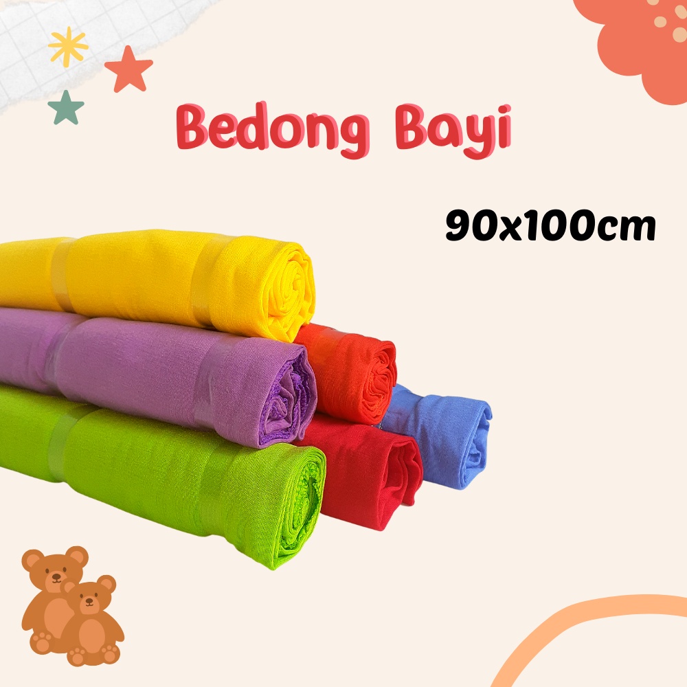 JUMBO Bedong Bayi 90 x 100 Cm Merk Ya&amp;Ya Bahan Kaos Premium Motif Selimut Baby Perlengkapan Bayi Baru Lahir Perlengkapan Bayi Newborn