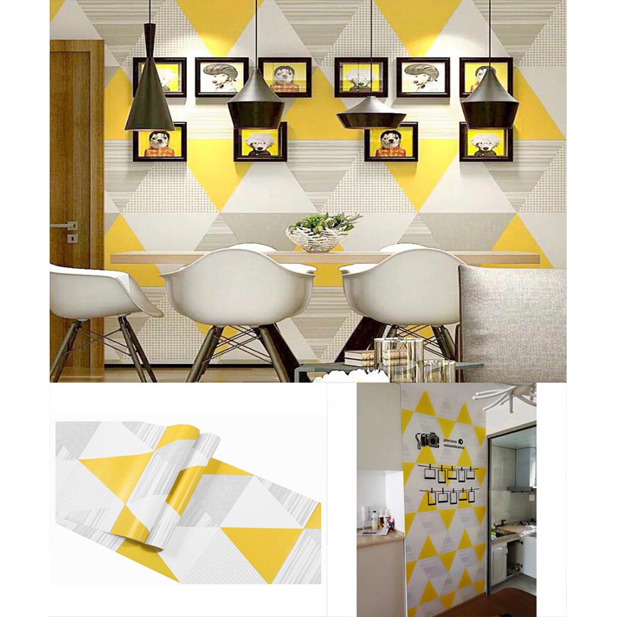 PAKET 5 ROLL Wallpaper Sticker Dinding Walpaper Stiker Ruang Tamu Walpeper Tembok Kamar Tidur Motif SALUR PREMIUM Elegant TermuraH