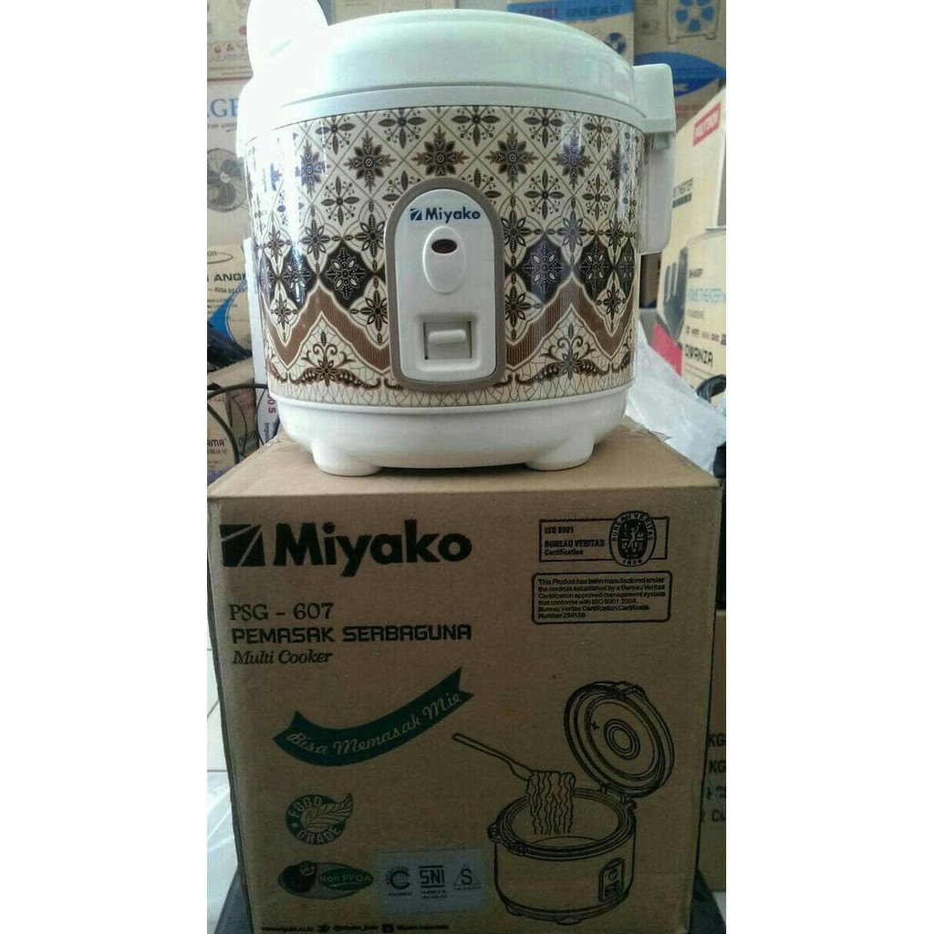 Sale Rice Cooker Multi U002F Serbaguna Mini Miyako Psg-607 U002F Psg 607 Batik 0,6L