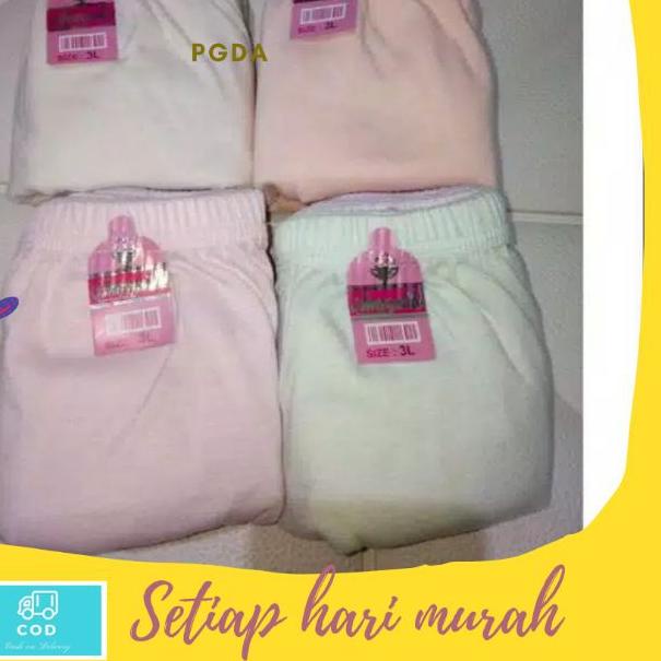 ♙ PGDA - 6Pcs CD Wanita Halus Tebal Jumbo 5L 4L 3L XXL Ameyzilia / CD Dewasa Murah / CD Lusinan ◄