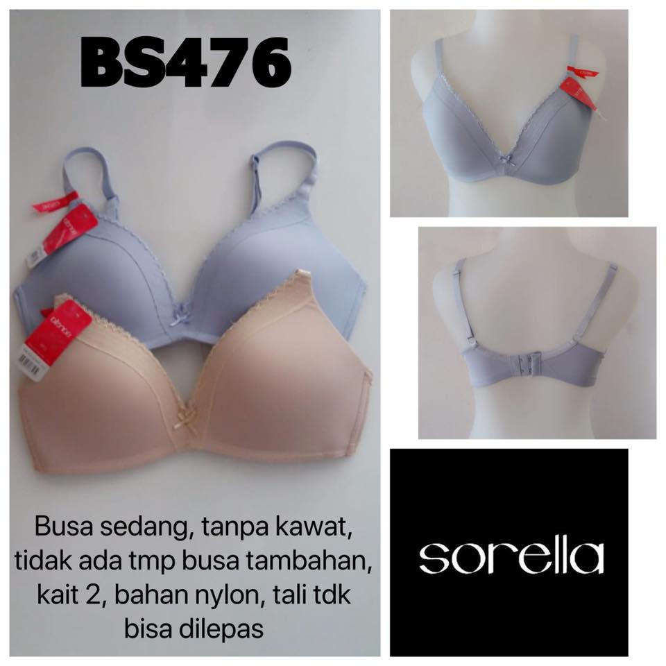 SRJ - SORELLA bra 476 tanpa kawat size 36C