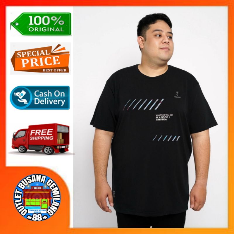 Cressida original Kaos big size pria Kaos pria xxl Kaos xxxl pria Kaos pria jumbo CRESSIDA Kaos over