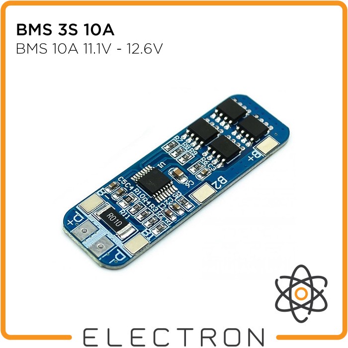 BMS 3S 10A Battery 18650 Management System Charger Module Board 12V