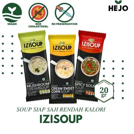 

✦BEST SELLER✦ Izisoup - Instant Cream Soup | Sup Krim Mushroom / Spicy / Sweet Corn