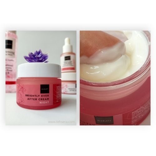 [COD] SCARLETT WHITENING BRIGHTLY EVER AFTER NIGHT CREAM - Mencerahkan Kulit Wajah Secara Merata