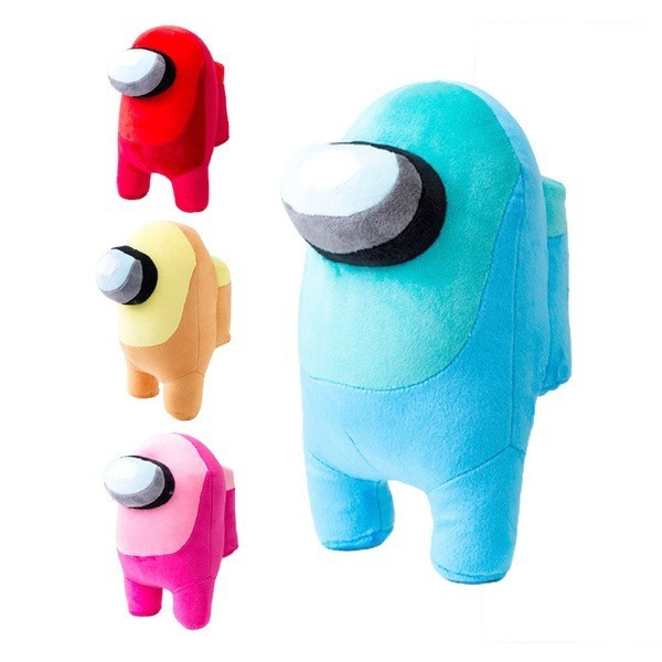 1pc 20cm Among Us Plush Stuffed Lembut Boneka Plushie Hewan Alien Mainan Permainan Kawaii Katun Untuk Anak-Anak Hadiah Natal Lucu