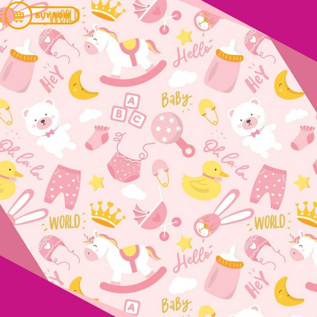 

PROMO SPESIAL Kertas Kado Baby New Born Harvest Baby Land Girl Things