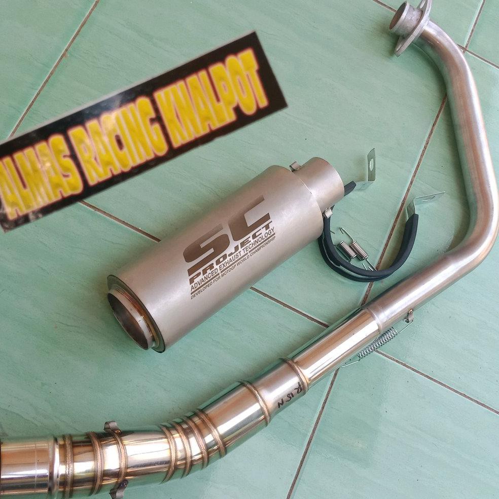 knalpot SC projek samblas for r15 vxion cbr cb tiger bison fu sonic supra gtr dll Promo