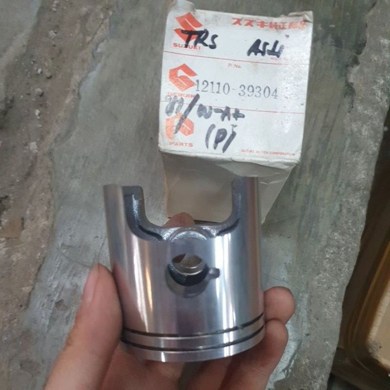 PISTON MOTOR TRS SUZUKI ASLI SGP SUZUKU GENUINE PART MADE IN JAPAN