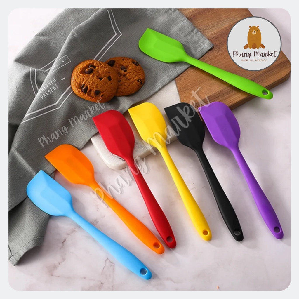 Kitchen Utensil Spatula Silikon Sillikon Silicone Silicon Alat Masak Baking Bake Tahan Panas Food Grade