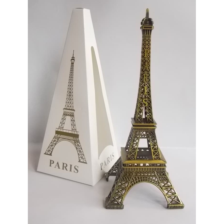 15 CM Eiffel tower Pajangan Miniatur eiffel Paris ( France / Prancis )