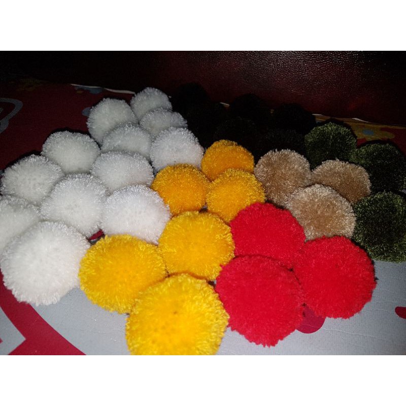 pompom woll 5cm