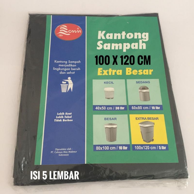 DAPURMAMI Kantong Sampah Trash Bag Ukuran Kecil  40 x 50 cm Ukuran Sedang 60 x 80 cm