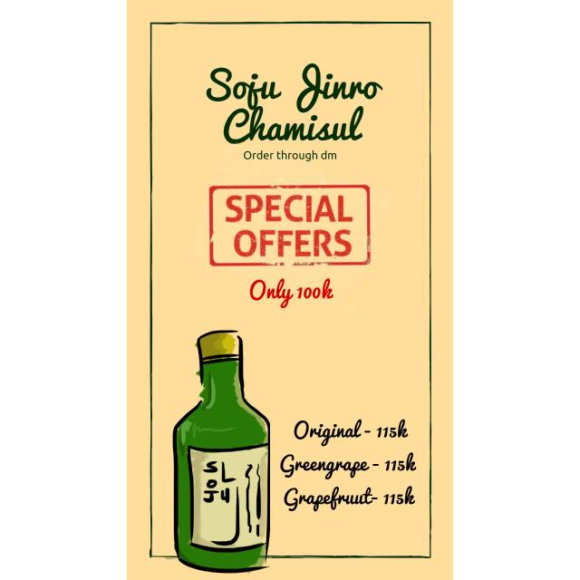 SOJU JINRO CHAMISUL COD