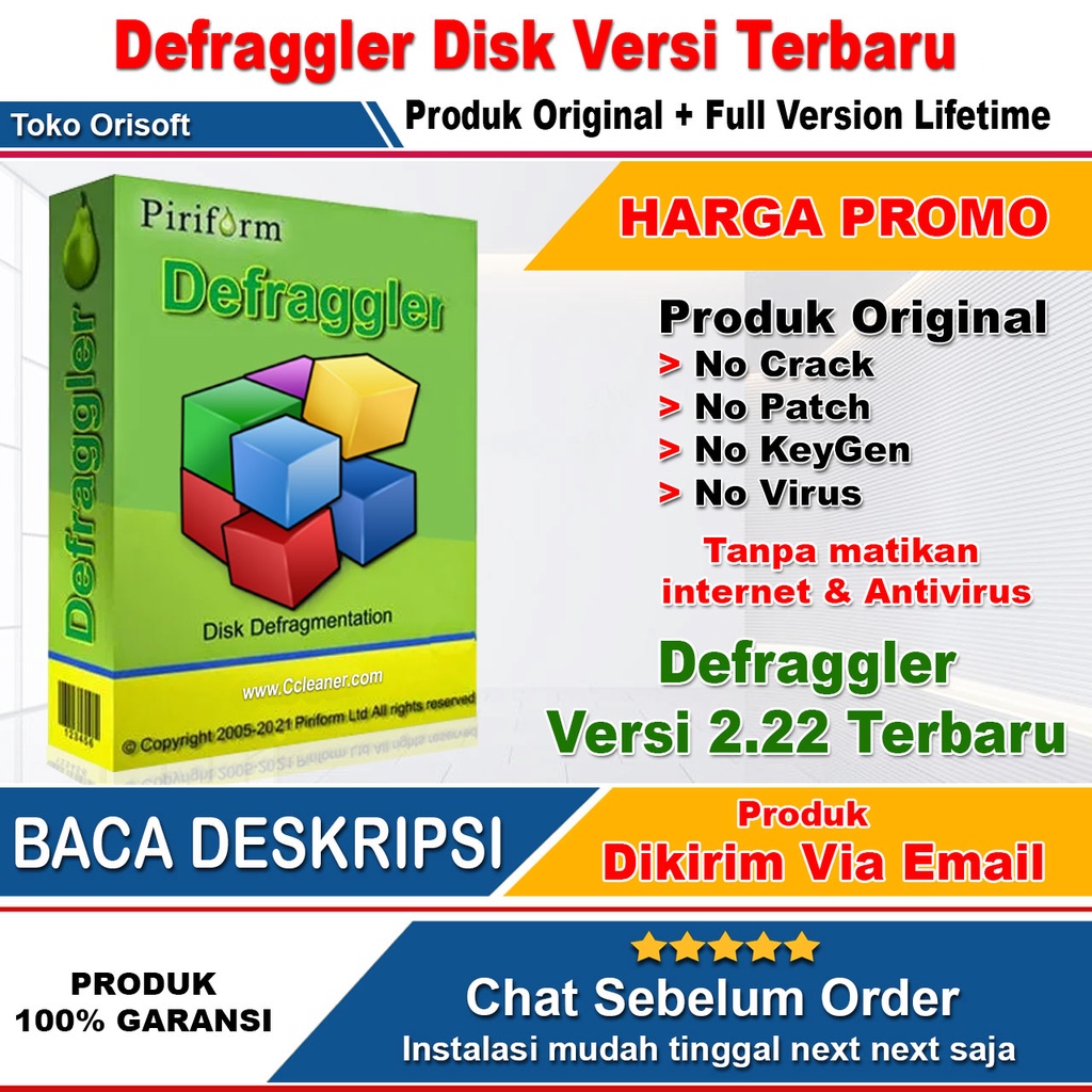 Defraggler Disk V2.22 Terbaru Full Version Lifetime